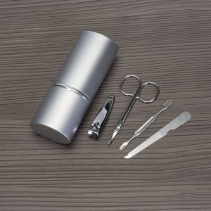 Kit Manicure 4 Peças em estojo de alumínio
